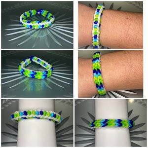 [💙🆓]  3/10$ 🛍 Handmade Rainbow Loom bracelet 🌈💖